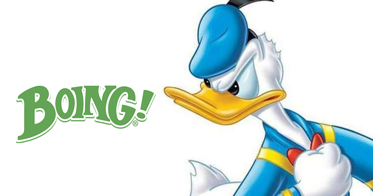 El Pato Donald no toma jugo Boing &gt; La Neta en